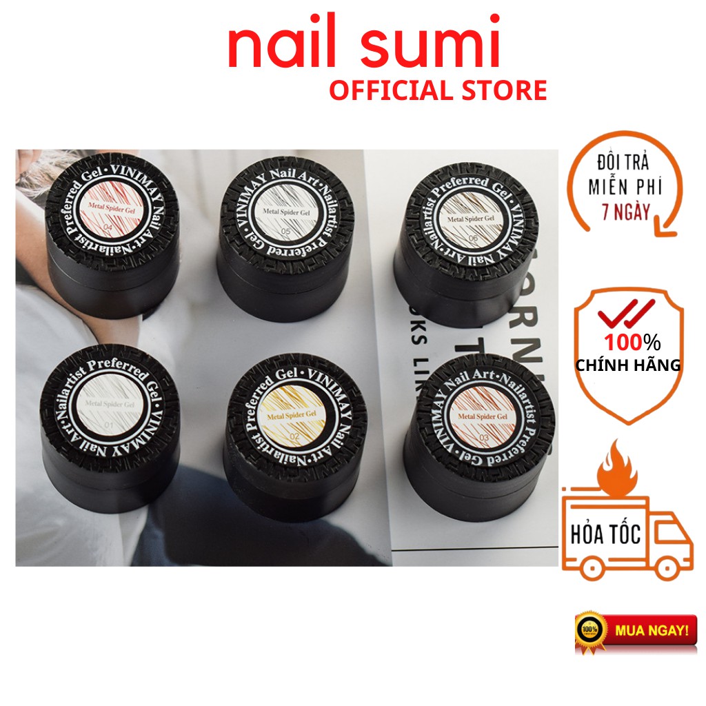 gel nhện nhũ vinimay sét 6 hũ