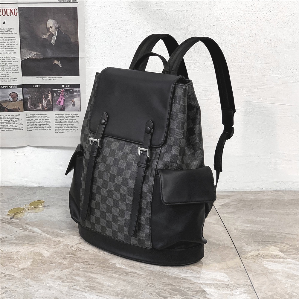 Balo nam nữ thời trang da cao cấp ulzzang phong cách unisex hàn quốc đựng laptop