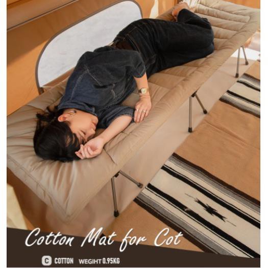 Nệm vải cotton Glamping Naturehike NH20MSD04 dành cho giường dã ngoại