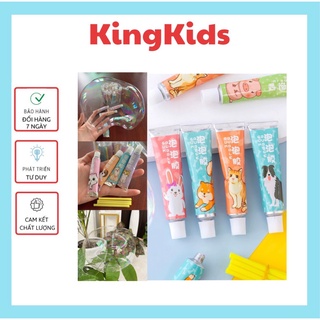 Keo thổi bong bóng, bong bóng keo đồ chơi tuổi thơ cho trẻ em KingKids