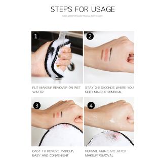 Microfiber Pad Remover Soft Towel Face Cleansing Makeup Puff Beaty Tools