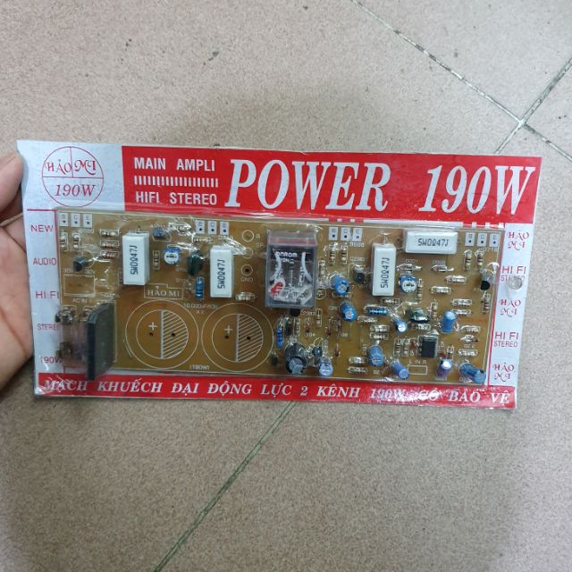 Bo khuyếch đại âm ly 190w - Điện Tử Duy Anh