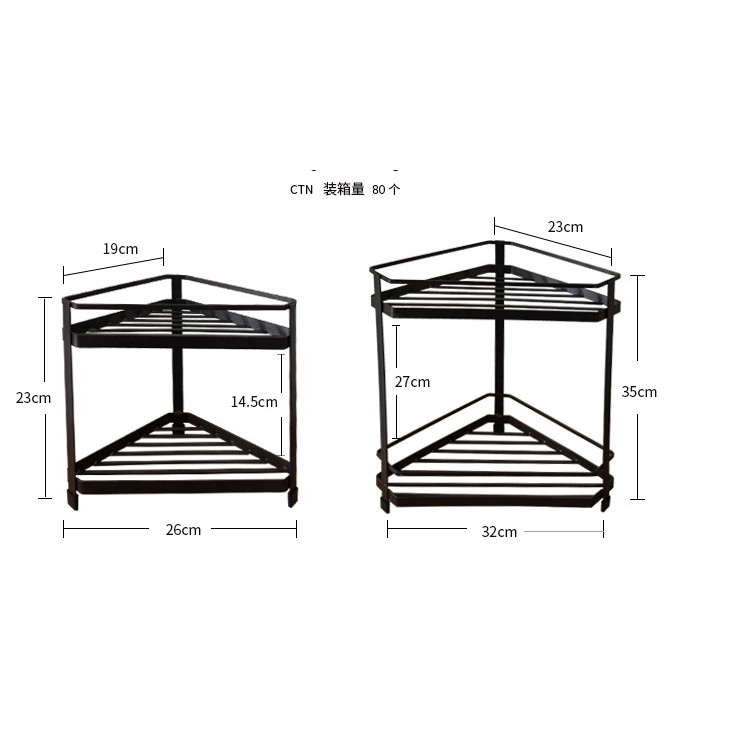 Kệ inox 2 tầng đựng gia vị nhà bếp No 2103, kệ đựng đồ nhà bếp đa năng