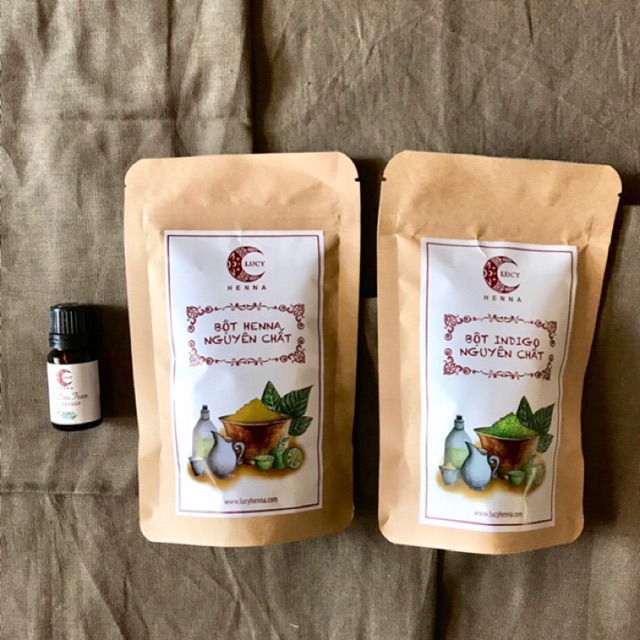 COMBO BỘT NHUỘM TÓC THẢO DƯỢC HENNA & INDIGO