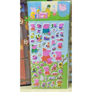 sticker dán 3D với Heo Peppa