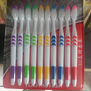 Vỉ 10 Bàn chải đánh răng than tre hoạt tính