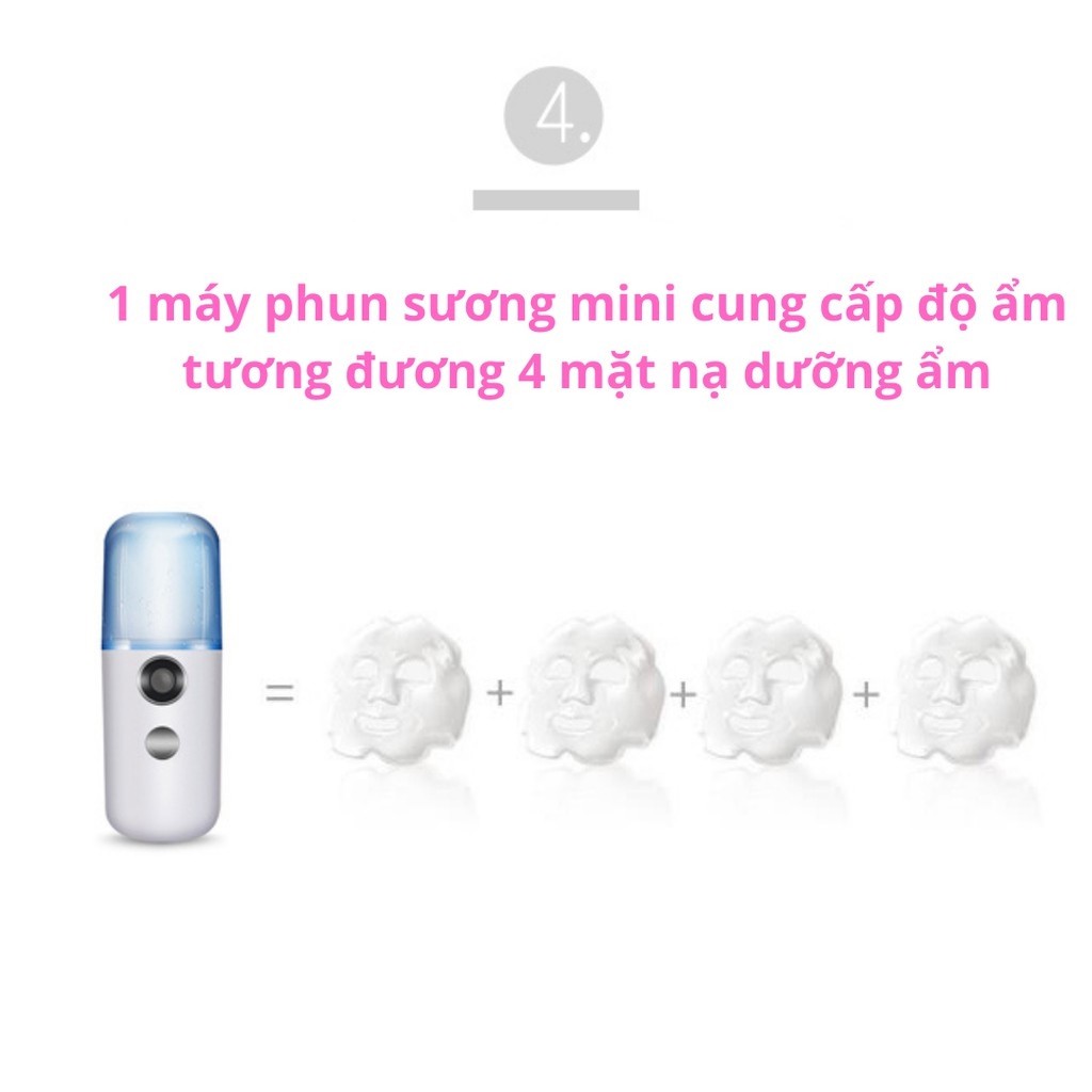 [QUÀ TẶNG] Xịt khoáng mini cầm tay phun sương cầm tay tiện lợi khi mang ra ngoài