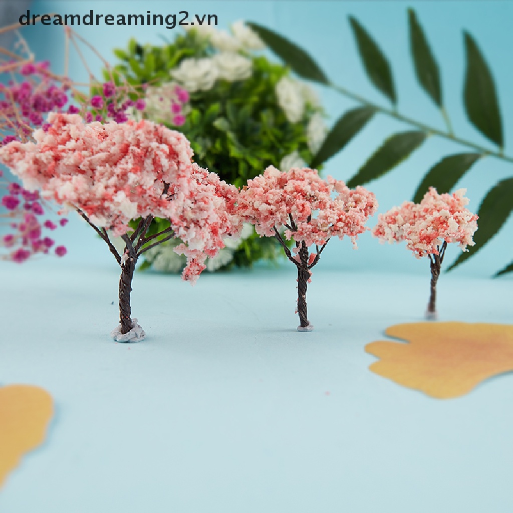 Mô Hình Cây Anh Đào Trang Trí Sân Vườn Xinh Xắn