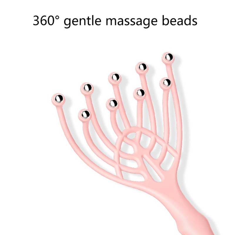 Dụng Cụ Mát Xa Da Đầu 9 Móng Bằng Thép Chất Lượng Cao