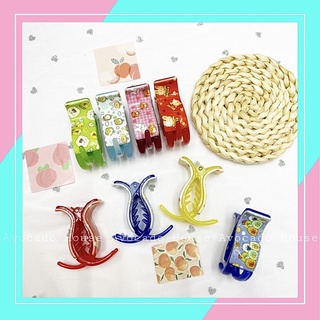 Kẹp tóc càng cua 3 răng Honey hình dễ thương