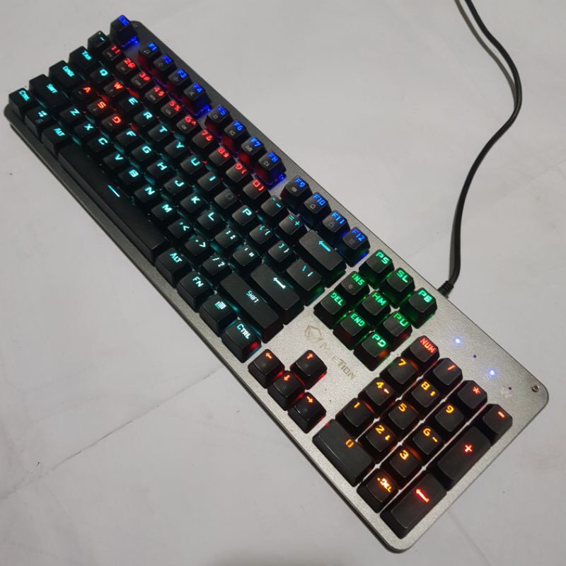 Bàn phím gaming E-Dra EK701,Dareu LK145 led RGB hàng cũ chính hãng - Dây dài chống nhiễu cổng USB_Game Led