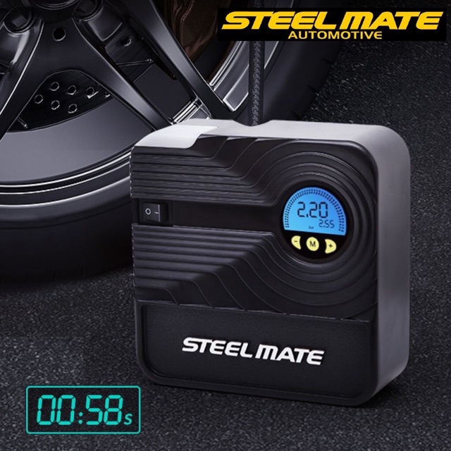 Bơm xe ô tô Steel mate tự ngắt