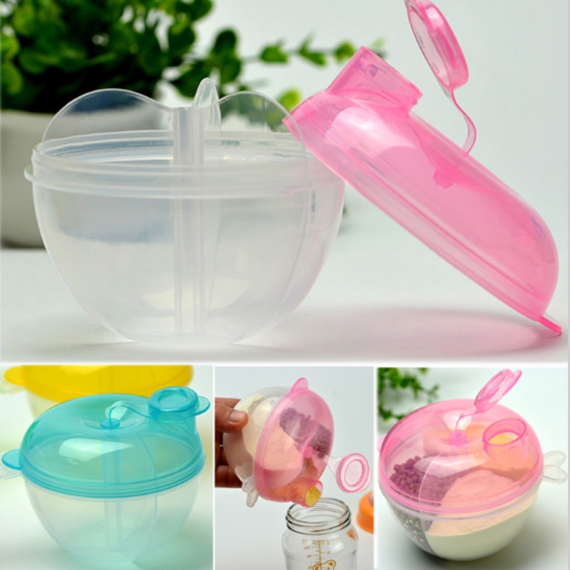 Hộp đựng sữa bột em bé nhiều ngăn nhỏ gọn tiện dụng
