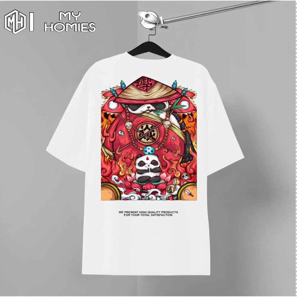 Áo thun Big Size cotton từ 50 - 120kg mẫu Kungfu In Fire - MH Store