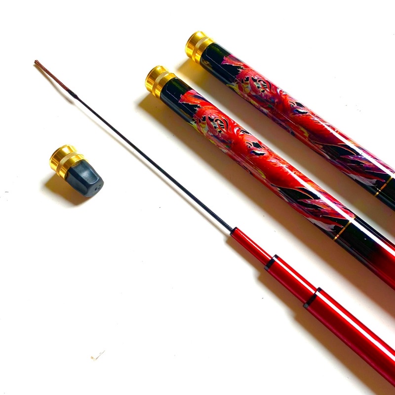 Cần câu tay Phượng Hoàng 8H19 siêu bạo lực cao cấp tặng kèm nhẫn và ngọn phụ