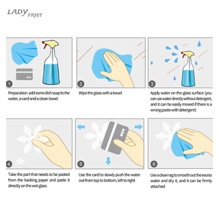 [ FAST SHIPPING ]Decals Christmas Stickers Electrostatic Environmentally Friendly Removable