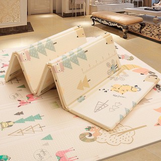 Thảm Xốp Gấp Gọn XPE Cho Bé 2 Mặt Chống Thấm Chống Trơn Hàn Quốc 1m8 - 2m