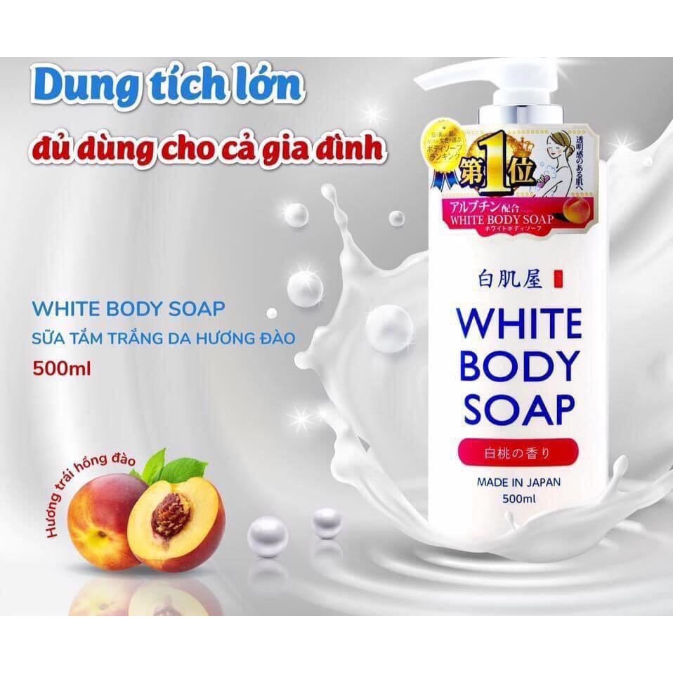 Sữa Tắm Trắng Da White Body Soap 500ml