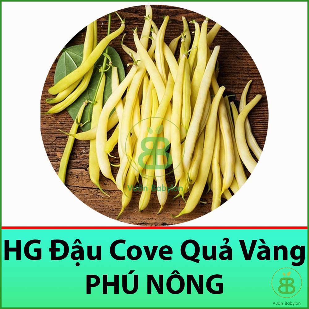 Hạt Giống Đậu Cove Bụi Lùn Qủa Vàng F1, Giòn, Ngọt 10Gr