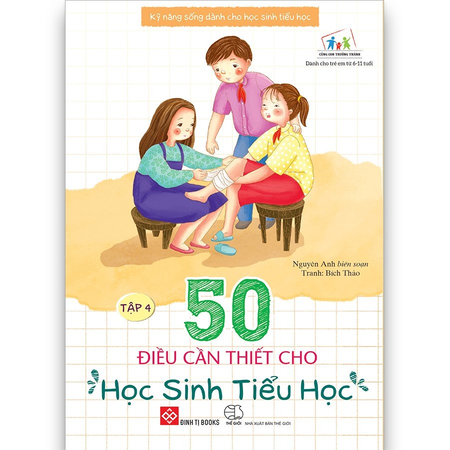 Sách-Kỹ năng sống dành cho học sinh tiểu học - 50 điều cần thiết cho học sinh tiểu học