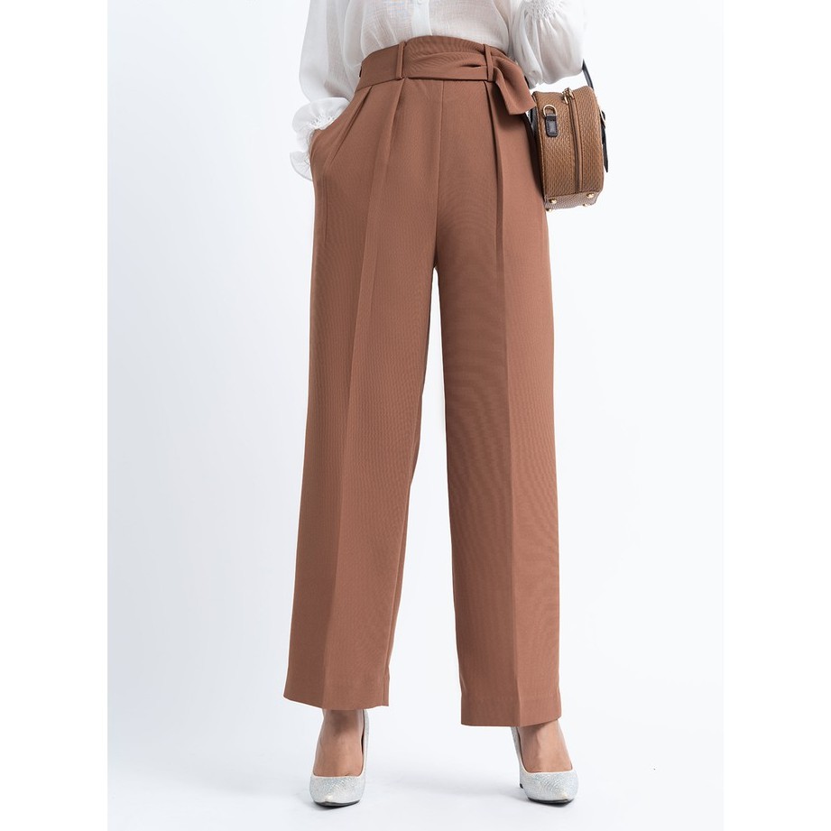 Quần dài suông cạp lệch QAA0957 20AGAIN | BigBuy360 - bigbuy360.vn