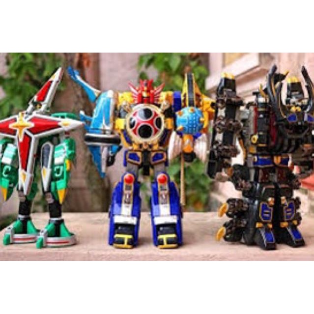 Đồ chơi siêu nhân Robot Cuồng phong Senpujin Nguyên Set lớn