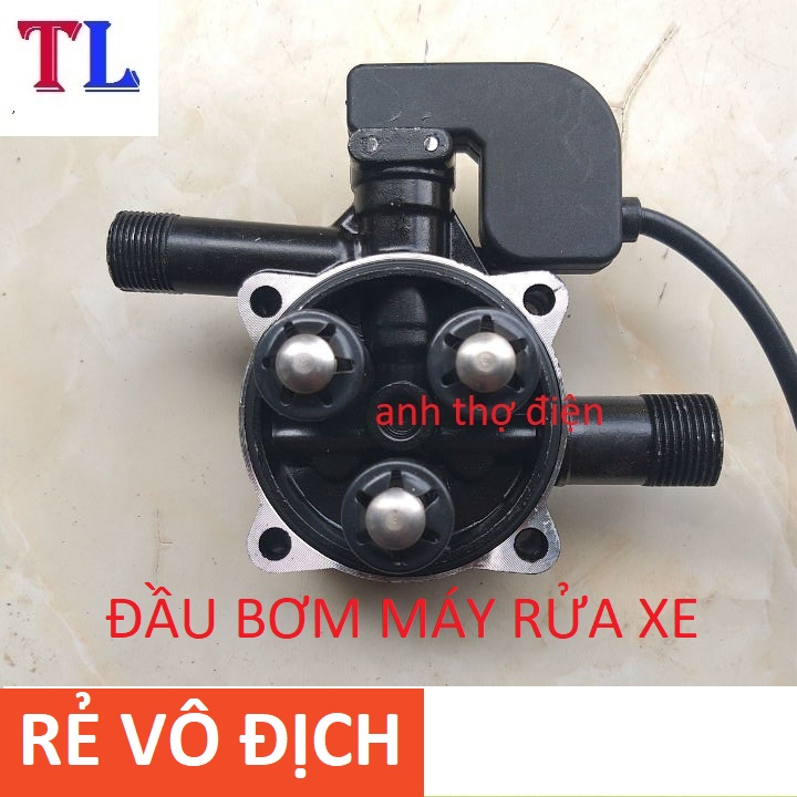 Bộ Đầu Bơm Máy Rửa xe mini(có kèm rơ le điện)