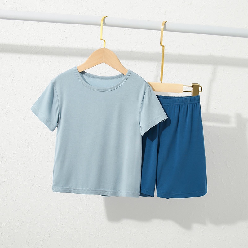 YAOEENH Bộ Đồ Ngủ Áo Tay Ngắn + Quần Dài Màu Sắc Kẹo Ngọt Dành Cho Mẹ Và Bé