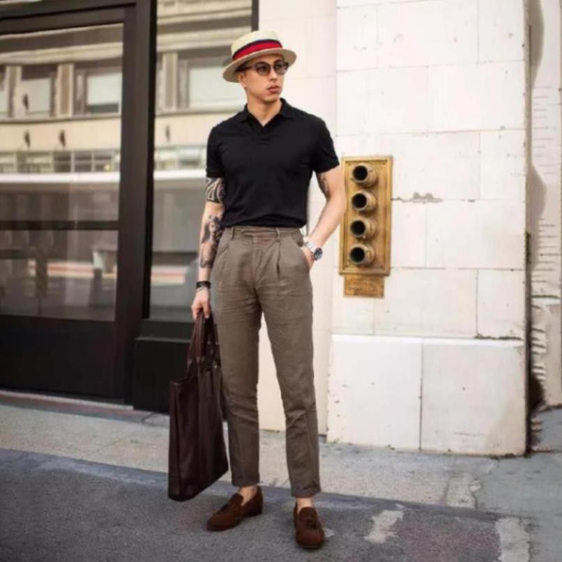 [Hàng Xuất Nhật}Áo Polo Nam, Áo Thun Polo Nam Có Cổ Tay Lỡ 12, Cổ Bo Dệt Len Xuất Xịn Sang Trọng Lịch Lãm | BigBuy360 - bigbuy360.vn