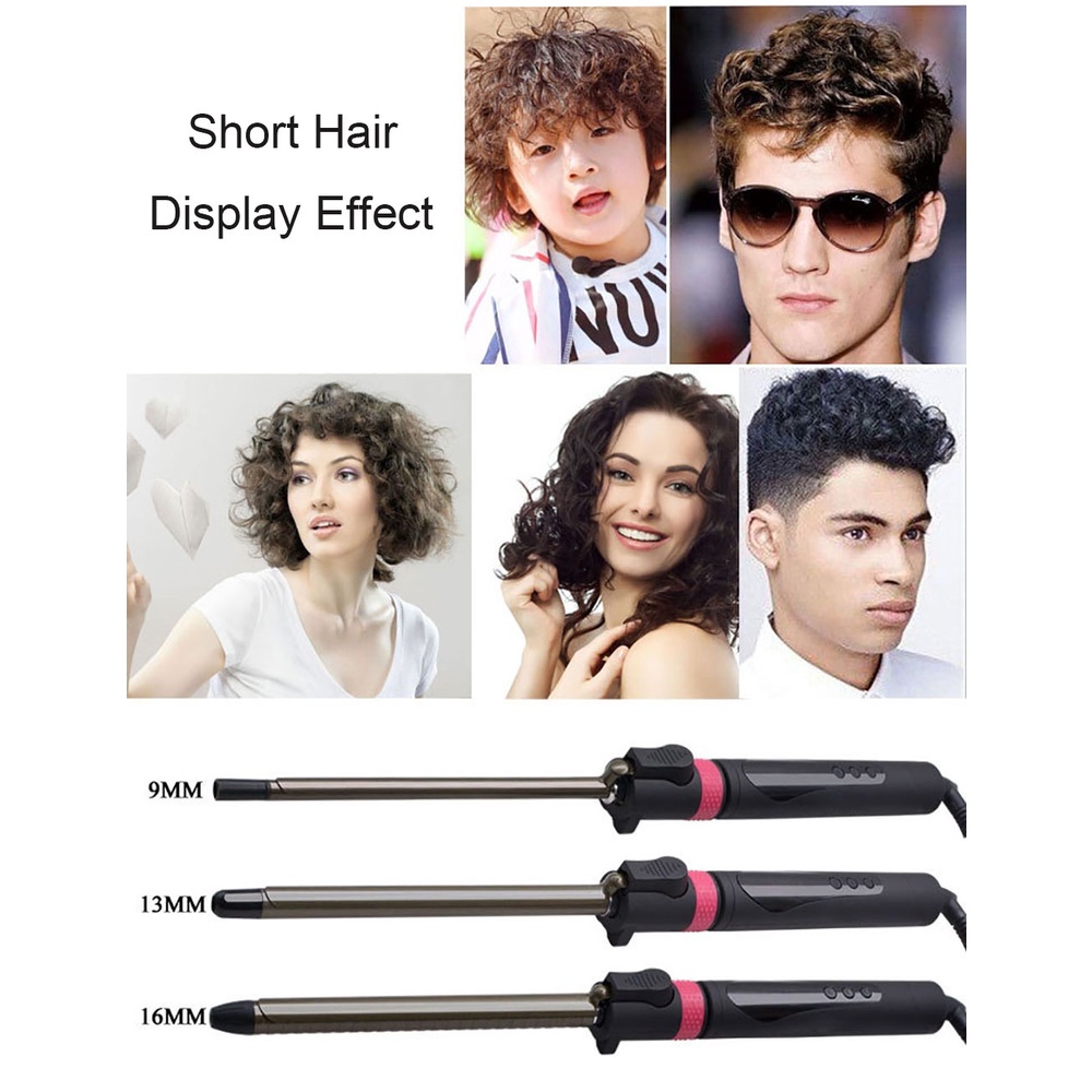 Máy Uốn Tóc 110-240V Có Đèn LED Chuyên Nghiệp