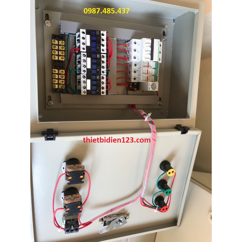 Tủ điện khởi động sao tam giác động cơ 1,5-4kw -TBĐ