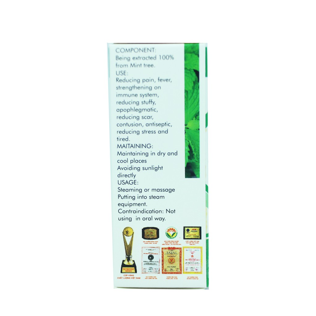 Tinh dầu Bạc hà Kim Vui 50ml