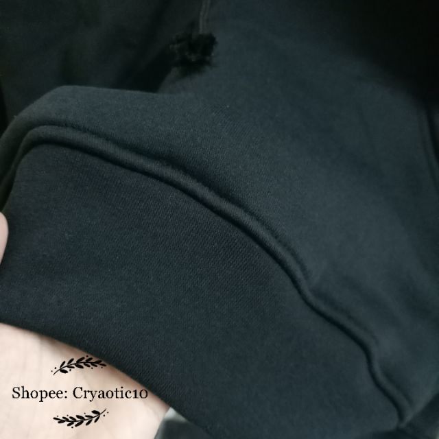 [ĐỦ SIZE - Kèm hình thật] Hoodie nỉ dày đen trơn black basic hoodie unisex | WebRaoVat - webraovat.net.vn