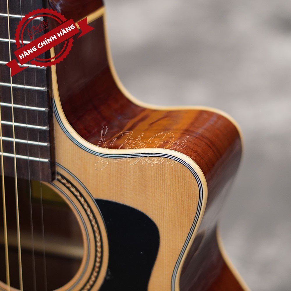 Đàn Guitar Acoustic Việt Nam GA-20HL Mặt Gỗ Thông Nguyên Tấm Cao Cấp