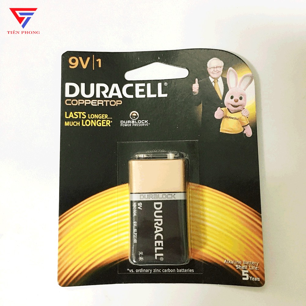 Pin Duracell 9v Alklaine