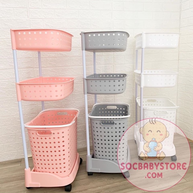 Kệ nhựa 3 tầng đa năng