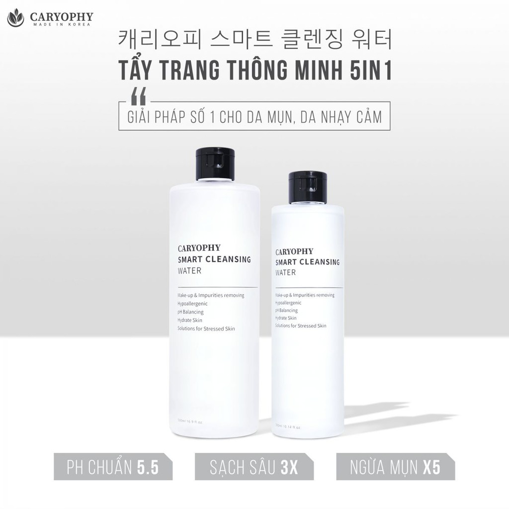 NƯỚC TẨY TRANG CARYOPHY SMART CLEANSING WATER