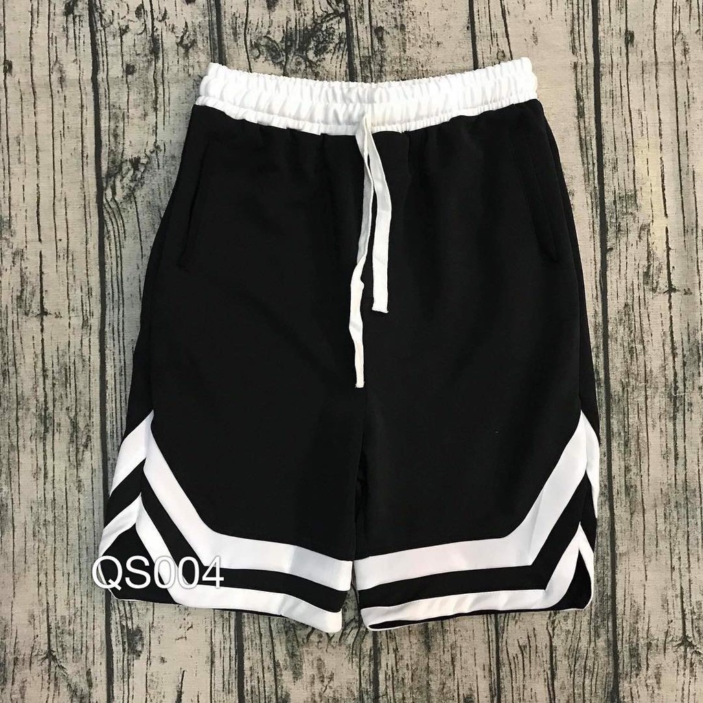 quần short double v, quần short nam nữ unisex chất thun lạnh cao cấp