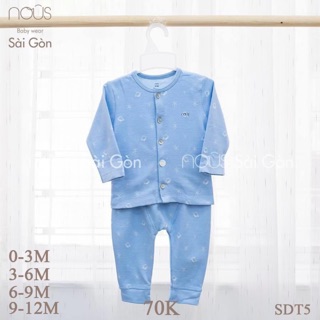Bộ nous cài thẳng 9-12m