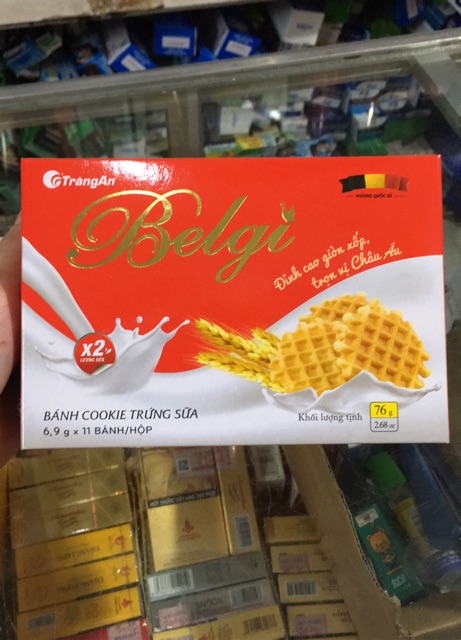 Bánh Trứng Sữa Belgi 6,9g x 11 bánh/hộp