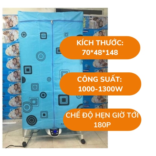 Tủ sấy quần áo samsung, Máy sấy quần áo VTV làm khô quần áo nhanh chóng có bảo hành 12 tháng