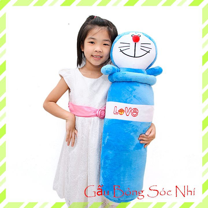 [Mua 1 Tặng 1] Gối Ôm Doraemon Cực Đẹp 💥 FREESHIP 💥 Gấu Bông Sóc Nhí - Mua 1 Gối Ôm Doraemon Tặng 1 Thước Dây Dài 1m5