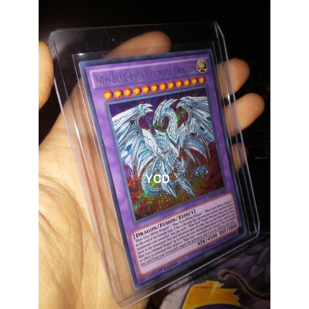 Thẻ bài yugioh chính hãng Neo Blue-Eyes Ultimate Dragon – Secret rare