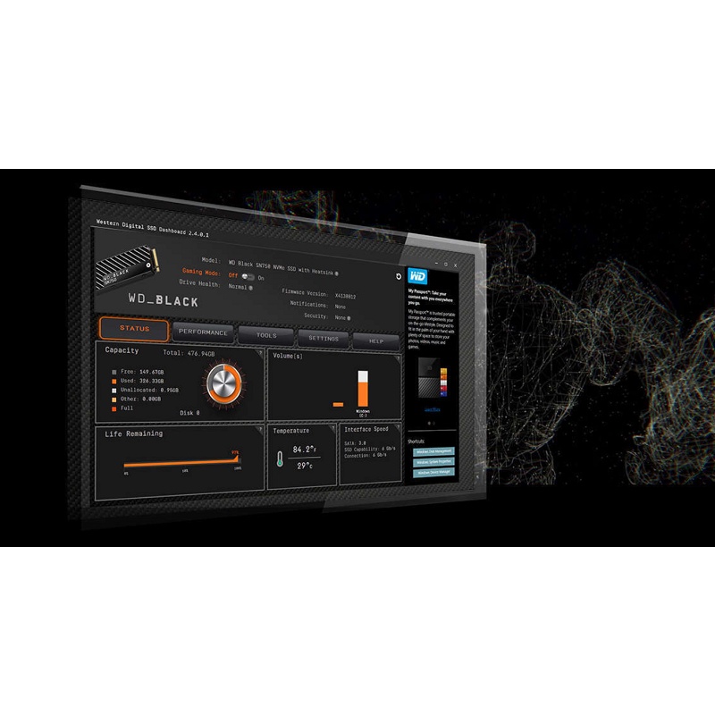 SSD SN750 2TB WD BLACK M2 NVME PCie 3×3 2280 Western digital 1Tb 2T 1T