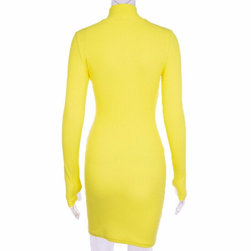 Đầm body tay dài cổ cao thiết kế ôm sát tôn dáng | BigBuy360 - bigbuy360.vn