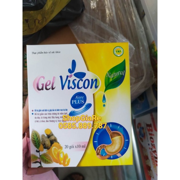 Gel Viscon Kore Plus giảm viêm loét dạ dày tá tràng, Người viên đau dạ dày, hành tá tràng, trào ngược dạ dày thực quản