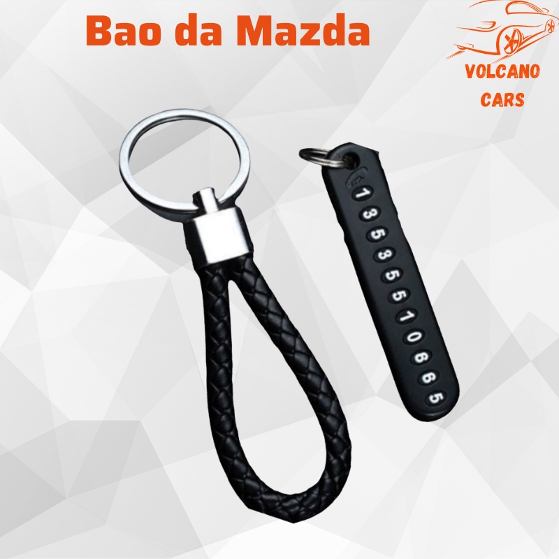 Bao da chìa khóa ô tô Mazda bảo vệ chìa bền đẹp và chắc chắn ốp cho các loại smartkey 2, 3, 6, cx5 2019 2021 2021