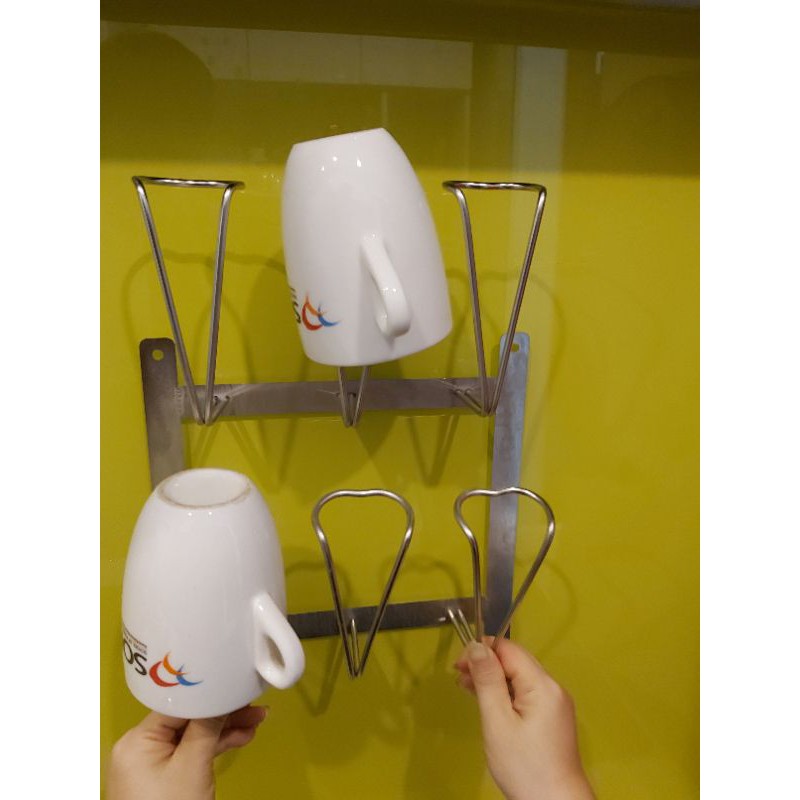 Úp cốc gắn tường inox 304 | BigBuy360 - bigbuy360.vn