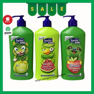 Sữa tắm suave kids 3in1 1.18l