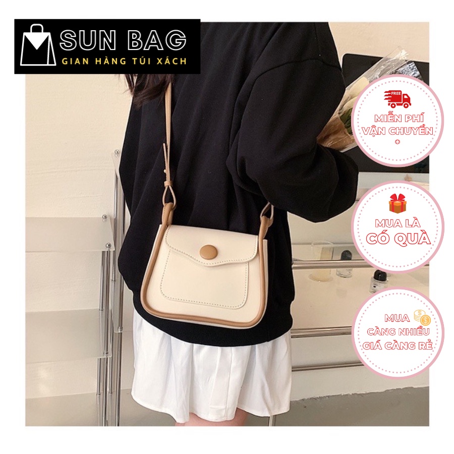 Túi xách nữ đeo chéo, đeo vai, túi cnk đi chơi, đi học, da đẹp, thời trang cao cấp size 20cm SB224